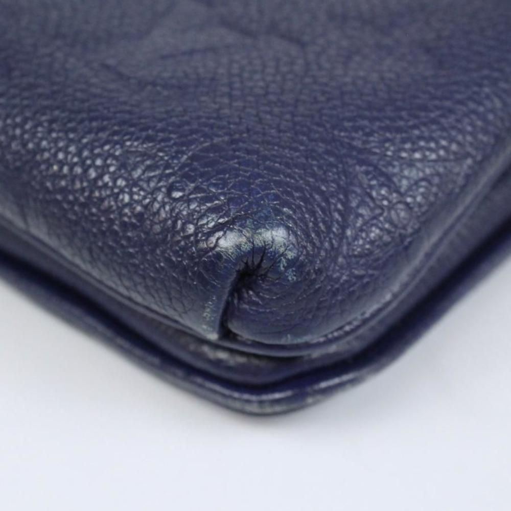 Louis Vuitton Twice Iris Shoulder Bag Amplant Leather Blue - Picture 7 of 9